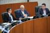 Ruth Bonneville / Free Press
                                Winnipeg city councillor Russ Wyatt arrived at the East Kildonan-Transcona community committee meeting almost an hour late, Thursday.