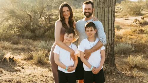 GoFundMe photo
                                The death of Winnipeg firefighter Darrel Maynard (seen here with wife Francine and sons Colin and Christian) following a three-year battle with occupational cancer has renewed focus on the risks firefighters face and how those cancers are covered in Manitoba.