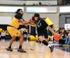 CEBL PHOTO FILES
                                Winnipeg Sea Bears guard Trey McGowens (right) credited the CEBL for cancelling the game when it did.