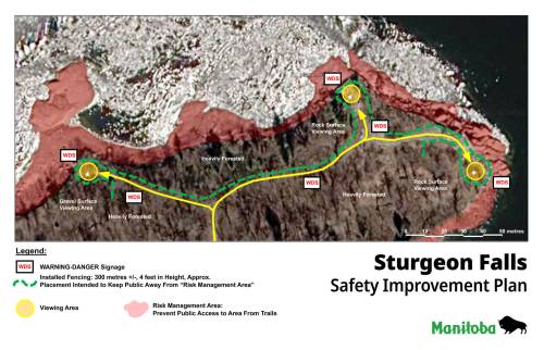 SUPPLIED
                                Construction on safety improvements at Sturgeon Falls in the Whiteshell Provincial Park is set to begin shortly, the province announced Friday.