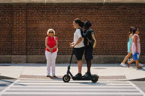 Local trustees want the province to bolster safety education around e-scooters and e-bikes. (Keito Newman / The Canadian Press files)