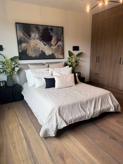 MHBA photo
                                Show homes featured in the MHBA Parade of Homes are not only open to visit during the spring and fall events. Winter is a great time to check out the dwellings with many features, heating systems and outdoor lighting, in full operation.