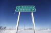 John Woods / THE CANADIAN PRESS FILES
                                A road sign is seen near Emerson, Man.