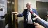 Ruth Bonneville/Winnipeg Free Press 
                                Winnipeg Coun. Russ Wyatt walks into city hall on Thursday, Aug. 13.