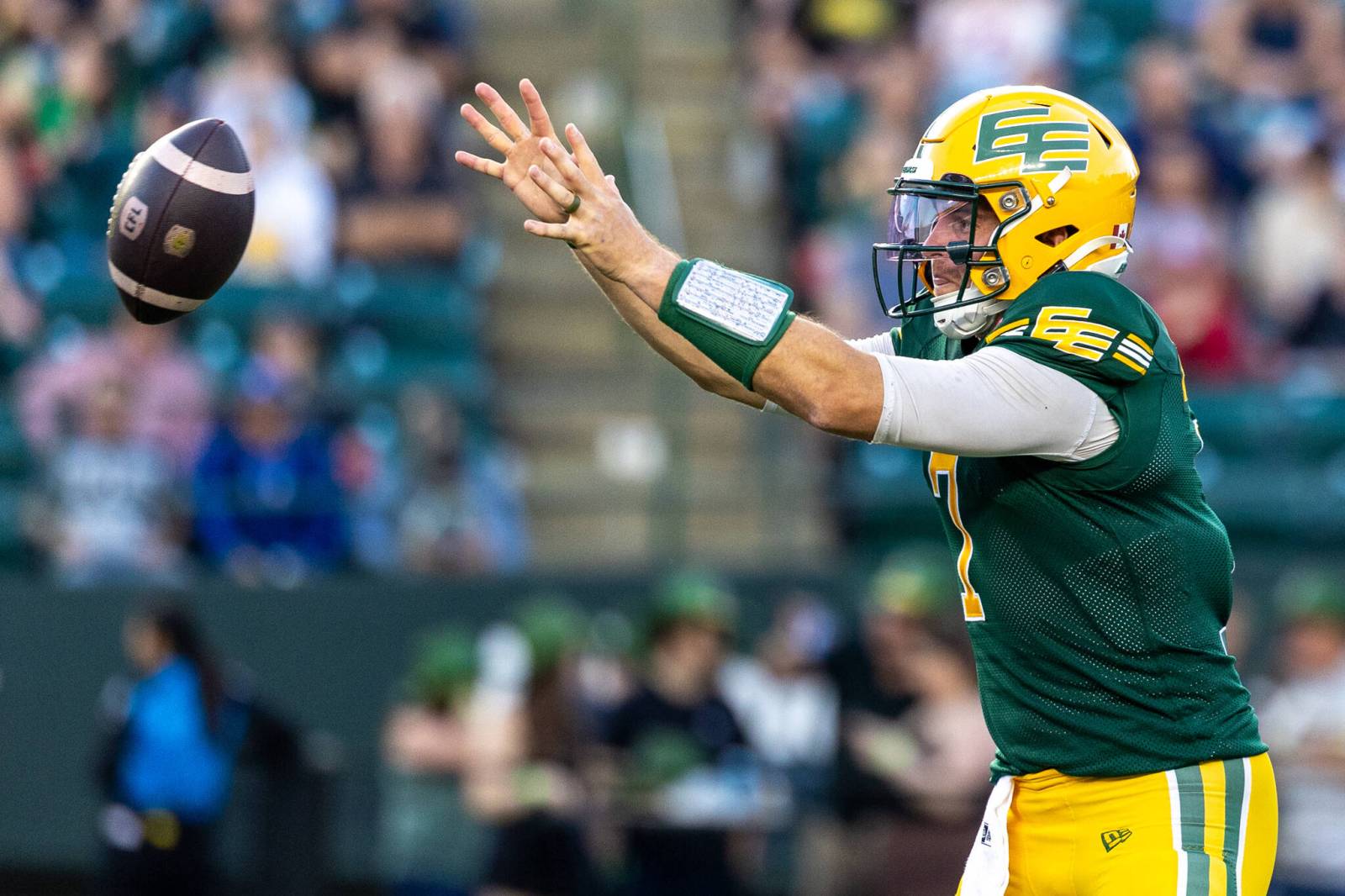 Bombers' offence stalls in 22-19 loss to Elks