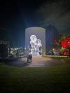 SUPPLIED The monument intentionally includes a stage element where people can take up space and be seen.