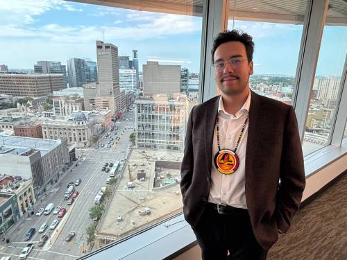 Aaron Epp / Free Press
                                Zachary Flett is the founder of IndigiHub online platform that connects Indigenous entrepreneurs to funding and mentorship opportunities.
