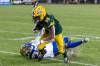 Timothy Matwey / THE CANADIAN PRESS
                                Edmonton Elks receiver T.J. Luther (right) breaks away from Jonathan Moxey&rsquo;s tackle last Friday. The Winnipeg Blue Bombers corner said Monday that little details in tackling were what prevented the club from stopping the Elks&rsquo; game-winning drive.