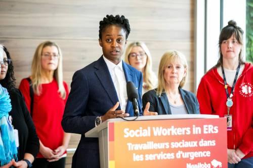MIKAELA MACKENZIE / FREE PRESS
                                Manitoba Health Minister Uzoma Asagwara