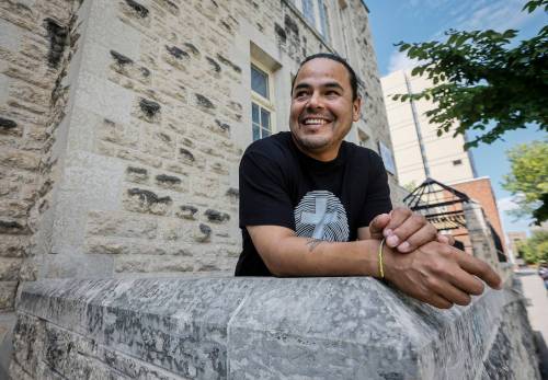 JOHN WOODS / FREE PRESS
                                Ray Ducharme, who has had a drug overdose, is photographed on Edmonton Sunday, August 30, 2026. Ducharme is recovering and works in the industry. reporter: scott