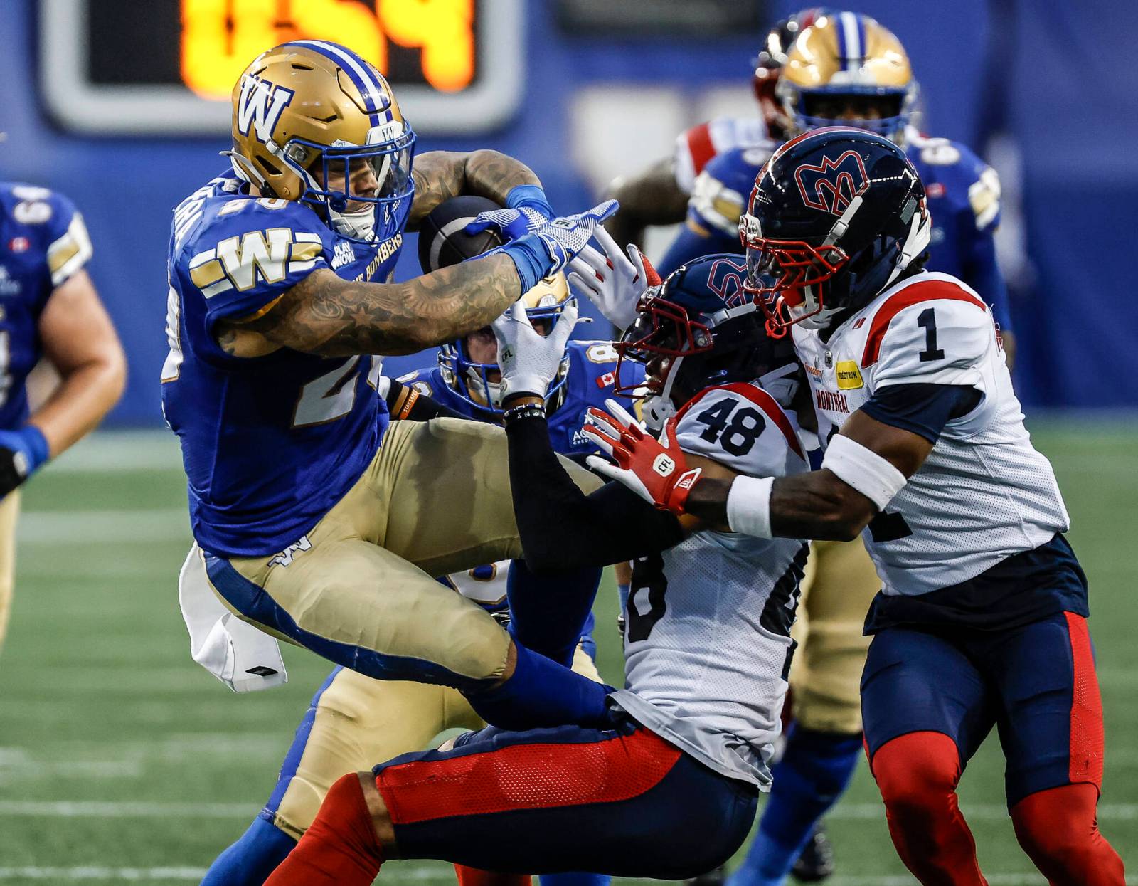 Bombers play most complete game of season to dump powerhouse Alouettes