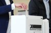 Liberal Leader Mark Carney casts his vote in Ottawa on Monday, April 28, 2025. THE CANADIAN PRESS/Sean Kilpatrick
