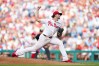 Philadelphia Phillies pitcher Aaron Nola throws during the second inning of a baseball game against the Toronto Blue Jays, Saturday, Aug. 8, 2026, in Philadelphia. (AP Photo/Derik Hamilton)