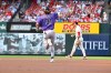 Colorado Rockies' Jake McCarthy (31) celebrates after hitting a home run during the first inning of a baseball game against the St. Louis Cardinals, Saturday, Aug. 8, 2026, in St. Louis. (AP Photo/Lexie Knight)