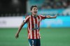 Atletico Madrid's Lee Kang-in reacts during the preseason friendly soccer match between Manchester City and Atletico Madrid in Seoul, South Korea, Sunday, Aug. 9, 2026. (AP Photo/Lee Jin-man)