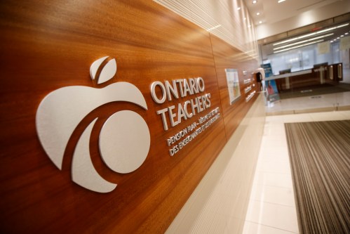 The Ontario Teachers' Pension Plan Board office, in Toronto, Tuesday, Sept. 28, 2021. THE CANADIAN PRESS/Cole Burston