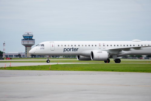 A Porter plane taxis down the runway at the Ottawa International Airport in Ottawa on Wednesday, June 12, 2024. THE CANADIAN PRESS/Sean Kilpatrick