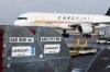 A Cargojet plane sits on the tarmac at the John C. Munro Hamilton International Airport in Hamilton, Ont., Friday, Feb. 23, 2024. THE CANADIAN PRESS/Nick Iwanyshyn