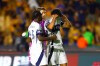 Rayan Elloumi of the Vancouver Whitecaps, right, reacts at the end of a Leagues Cup soccer match in Monterrey, Mexico, Tuesday, Aug. 11, 2026. (AP Photo/Jorge Mendoza)