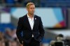 FILE - Norway manager Martin Sjögren stands by the touchline during the Women Euro 2022 Group A soccer match between Austria and Norway at Brighton & Hove Community Stadium in Brighton, England, July 15, 2022. (AP Photo/Alessandra Tarantino, File)