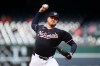 Washington Nationals pitcher Cade Cavalli throws during the first inning of a baseball game against the Chicago Cubs, Thursday, Aug. 13, 2026, in Washington. (AP Photo/Nick Wass)