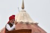 Indian Prime Minister Narendra Modi addresses the nation from the rampart of the 17th century Mughal-era Red Fort monument during the country's Independence Day celebrations in New Delhi, India, Saturday, Aug. 15, 2026. (AP Photo)