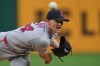 Boston Red Sox pitcher Sonny Gray delivers during the first inning of a baseball game against the Pittsburgh Pirates in Pittsburgh, Saturday, Aug. 15, 2026. (AP Photo/Gene J. Puskar)