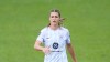 FILE - Racing Louisville's Kayla Fischer (9) in action during an NWSL soccer match between the Orlando Pride and Racing Louisville, on March 16, 2024, in Louisville, Ky. (AP Photo/AJ Mast, File)