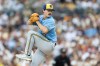 Milwaukee Brewers starting pitcher Logan Henderson works against a San Diego Padres batter in the first inning of a baseball game Monday, Aug. 10, 2026, in San Diego. (AP Photo/Karl Anderson)