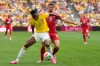 FILE - Colombia's Jhon Lucumí, left, and Switzerland's Remo Freuler battle for the ball during the World Cup round of 16 soccer match between Switzerland and Colombia in Vancouver, British Columbia, July 7, 2026. (AP Photo/Lindsey Wasson, File)