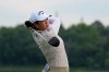 Anna Huang, of Canada, drives from the 11th tee during the second round of the Women's PGA Championship golf tournament, Friday, June 26, 2026, in Chaska, Minn. (AP Photo/Chris Carlson)