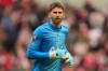 FILE - Tottenham's goalkeeper Guglielmo Vicario plays in the English Premier League soccer match between Tottenham Hotspur and Nottingham Forest at Tottenham Hotspur Stadium in London, March 22, 2026. (AP Photo/Dave Shopland, File)