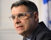 Quebec Conservative Leader Eric Duhaime speaks at a news conference, Tuesday, February 13, 2024 at the legislature in Quebec City.  THE CANADIAN PRESS/Karoline Boucher