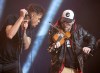Ashley MacIsaac, right, performs with his band Neon Dreams to open the 2016 East Coast Music Awards Gala in Sydney, N.S. on Thursday, April 14, 2016. THE CANADIAN PRESS/Andrew Vaughan