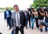 Canada-U.S. Trade Minister Dominic LeBlanc arrives at the Office of the Prime Minister and Privy Council after returning from trade negotiations in Washington, D.C., in Ottawa, on Wednesday, Aug. 19, 2026. THE CANADIAN PRESS/Justin Tang