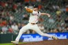 Houston Astros pitcher Josh Hader throws against the Los Angeles Angels during the ninth inning of a baseball game Wednesday, Aug. 19, 2026, in Houston. (AP Photo/David J. Phillip)