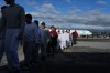 FILE - Guatemalans deported from the U.S. arrive at La Aurora airport in Guatemala City, Dec. 30, 2025, after deplaning a repatriation flight. (AP Photo/Moises Castillo, File)