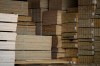 Lumber awaiting shipment is seen stacked at the Gorman Brothers Lumber sawmill, in West Kelowna, B.C., on Tuesday, Aug. 5, 2025. THE CANADIAN PRESS/Darryl Dyck