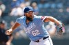 Kansas City Royals pitcher Randy Dobnak delivers to an Athletics batter during the first inning of a baseball game in Kansas City, Mo., Thursday, Aug. 20, 2026. (AP Photo/Colin E. Braley)