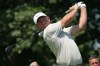 Rory McIlroy, of Northern Ireland, hits from the fifth tee during the first round of the BMW Championship golf tournament Thursday, Aug. 20, 2026, in St. Louis. (AP Photo/Jeff Roberson)
