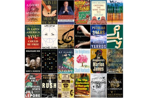 This combination of images show, top row from left, 