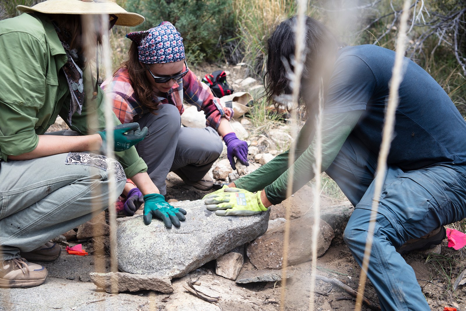 winnipegfreepress.com - Stephanie Casanova/arizona Luminaria, The Associated Press - On Mount Lemmon, volunteers give unemployed rocks a new job: Erosion control