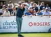 Richard Green of Australia tees off during the PGA Tour Champions golf event in Calgary on Aug. 21, 2026.THE CANADIAN PRESS/Jeff McIntosh