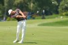 Wyndham Clark hits from the fourth fairway during the third round of the BMW Championship golf tournament Saturday, Aug. 22, 2026, in St. Louis. (AP Photo/Jeff Roberson)