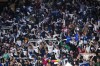 Vancouver Whitecaps fans cheer as the team walks onto the field before game 2 of a first round MLS playoff soccer match against Los Angeles FC, in Vancouver, on Sunday, Nov. 5, 2023. The Whitecaps are shifting their first-round CONCACAF Champions Cup game on Feb. 7 to Starlight Stadium in Langford, B.C., because of a scheduling conflict at B.C. Place, the club's home stadium. THE CANADIAN PRESS/Darryl Dyck