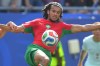 FILE - Morocco's Ayyoub Bouaddi vies for the ball during the World Cup quarterfinal soccer match between France and Morocco in Foxborough, Mass., near Boston, Thursday, July 9, 2026. (AP Photo/Steven Senne, file)