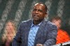 FILE - Houston Astros general manager Dana Brown during batting practice before a baseball game, Monday, July 20, 2026, in Houston. (AP Photo/Karen Warren, File)