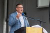 Saskatchewan Premier Scott Moe speaks at the 150th Commemoration marking the signing of Treaty 6 at Fort Carlton Provincial Historical Park, in Duck Lake, Sask., Sunday, Aug. 23, 2026. THE CANADIAN PRESS/Matt Smith