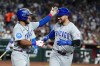 Chicago Cubs' Michael Conforto, right, celebrates his two-run home run against the Arizona Diamondbacks with Cubs' Pedro Ramírez during the sixth inning of a baseball game, Monday, Aug. 24, 2026, in Phoenix. (AP Photo/Ross D. Franklin)