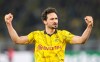 FILE - Dortmund's Mats Hummels celebrates after the Champions League quarterfinal second leg soccer match between Borussia Dortmund and Atletico Madrid at the Signal-Iduna Park in Dortmund, Germany, Tuesday, April 16, 2024(AP Photo/Martin Meissner, File)